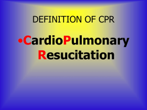 CPR In Three Simple Steps