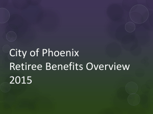 2014-15 Retiree Benefits Update PowerPoint