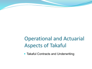 ST 2003 : OPERATIONAL ASPECTS OF TAKAFUL MODULE