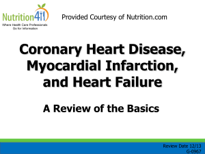 G-0967 Coronary Heart Disease, Myocardial