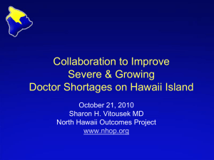 Collaboration to Improve Severe & Growing Doctor Shortages on