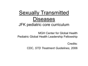 JFK pedi curriculum – STDs with photos