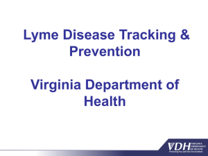 Lyme Disease Tracking and Prevention in Virginia