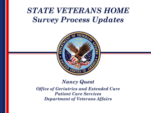 Nancy Quest - Survey Process Update from the VA