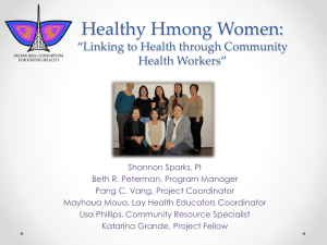 Milwaukee Consortium for Hmong Health