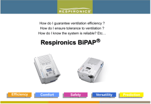 Respironics BiPAP