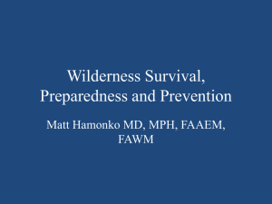 Wilderness Survival, Preparedness, and Prevention by M. Opacic