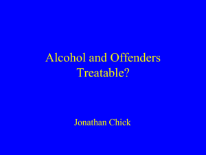 Occupational health and the suspected alcohol
