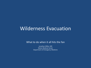 Wilderness Evacuation