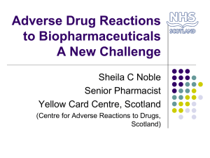 Adverse Drug Reactions to Biopharmaceuticals Presentation 2013