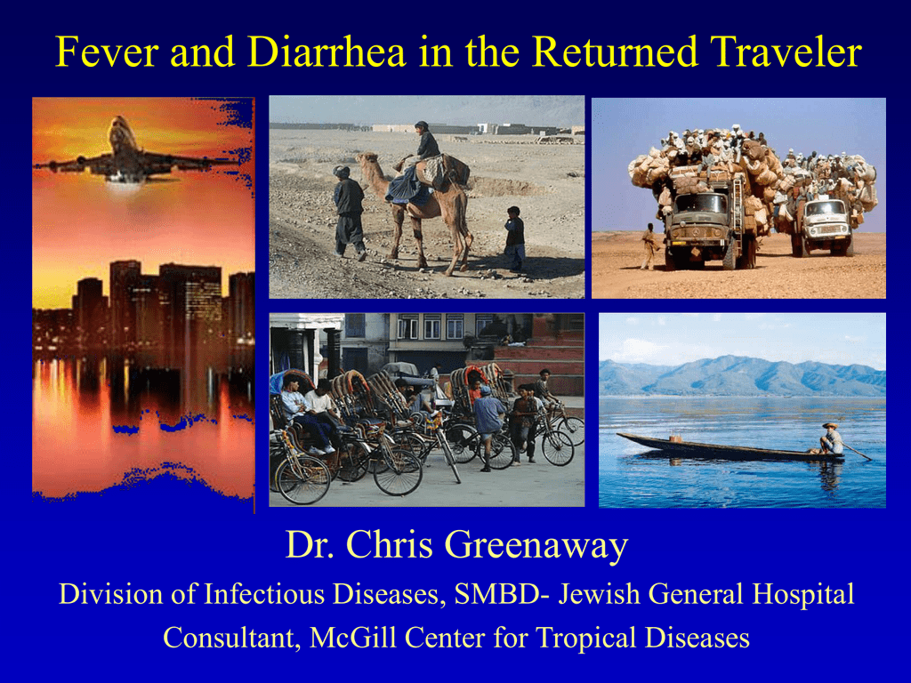 Fever & diarrhea in returning traveler1024 x 768