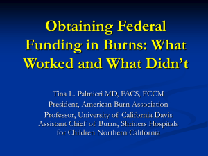 Obtaining Federal Funding