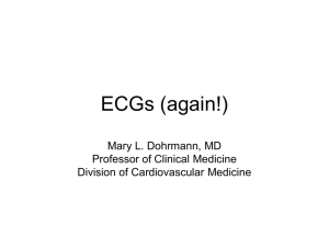 ECG - School of Medicine