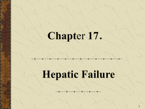 Hepatic Failure