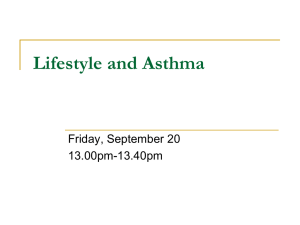 Lifestyle and asthma - Asthma Foundation New Zealand