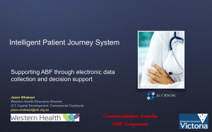 Jason Whakaari, Western Health (PowerPoint