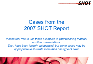 PPT format - Serious Hazards of Transfusion