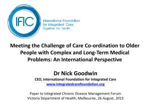 Meeting the challenge of Care Coordination to