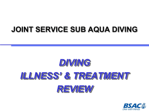 Diving Illness & Treatment Review