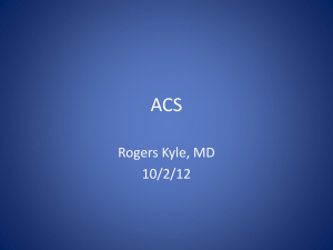 ACS - Clinical Departments