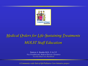 MOLST Staff Education