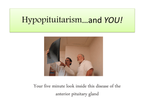 Hypopituitarism Presentation