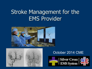 Stroke Management PowerPoint ALS-ILS-BLS