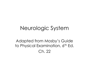 Neurologic System