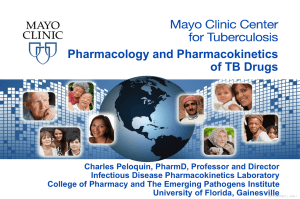 view slide set - Mayo Clinic Center for Tuberculosis