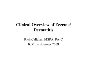 Eczematous Dermatitis
