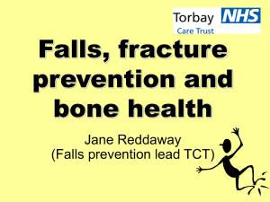 What is a fall? - Torbay Care Trust