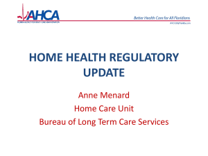 Home Health Agencies - Agency for Health Care Administration