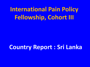 Sri Lanka - Pain & Policy Studies Group