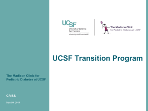 The Madison Clinic for Pediatric Diabetes at UCSF - Criss