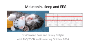 Melatonin, Sleep and EEG