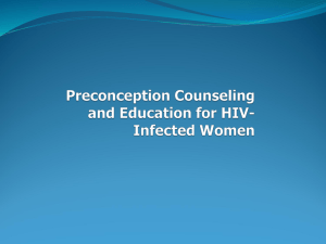 Preconception Counseling