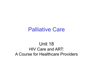 Palliative Care and Delivering Bad News - I-TECH