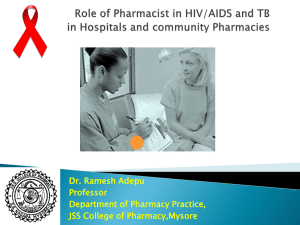 Counseling for HIV/AIDS patients