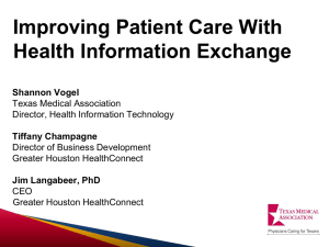 Improving Patient Care with Health Information Exchange