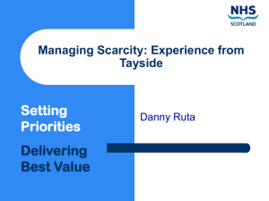 Managing Scarcity, Tayside - Danny Ruta