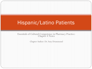 Working with Hispanic/Latino Patients