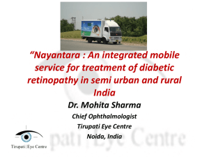 Dr M Sharma_Integrated Mobile Service for Treatment of DR