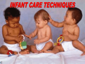 Infant Care Techniques PPT