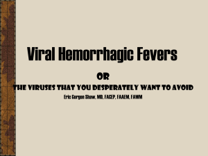 Hemorrhagic Fever - WildernessMed.org