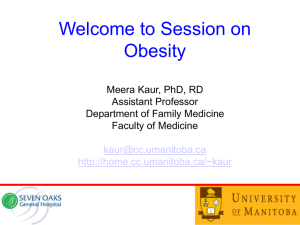 Obesity - Up to the Theory Home Page