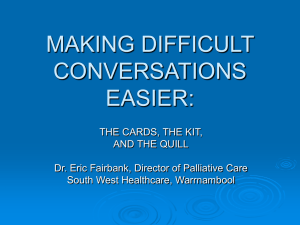 making difficult conversations easier