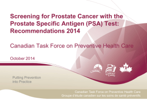 PPT - Canadian Task Force on Preventive Health Care