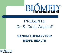 Sanum Men`s Health - Dr. Karin Wagstaff