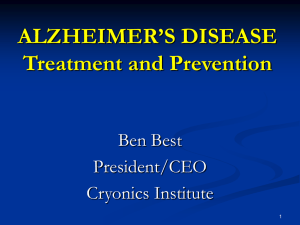 BBest -- Alzheimers - Institute for Evidence