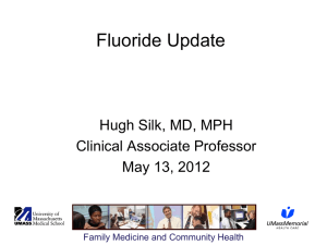 Fluoride Sources